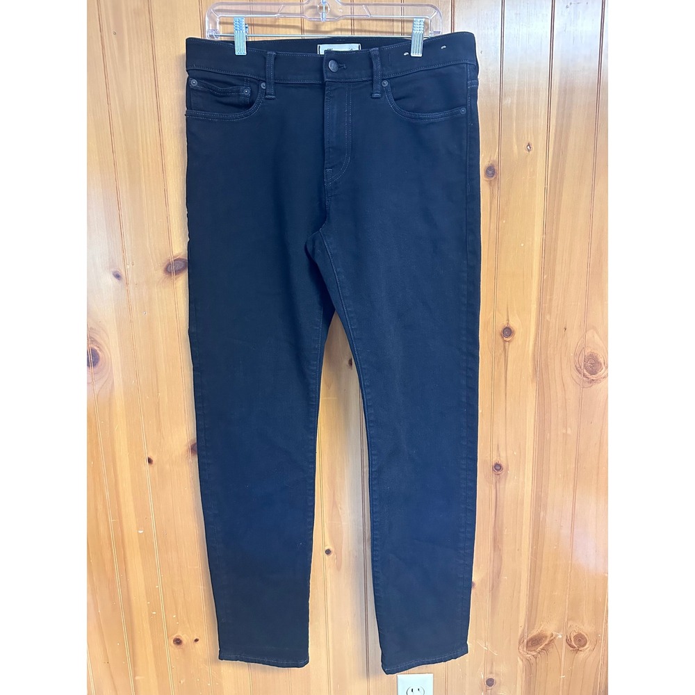 Madewell‎ Slim Fit Black Denim Jeans Mens 31x32 Coolmax Grunge Preppy Goth